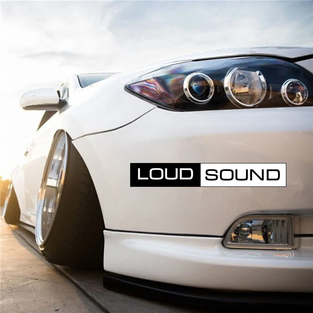 CS-724#5*23cm LOUD SOUND funny car sticker and decal PVC printed auto car stickers