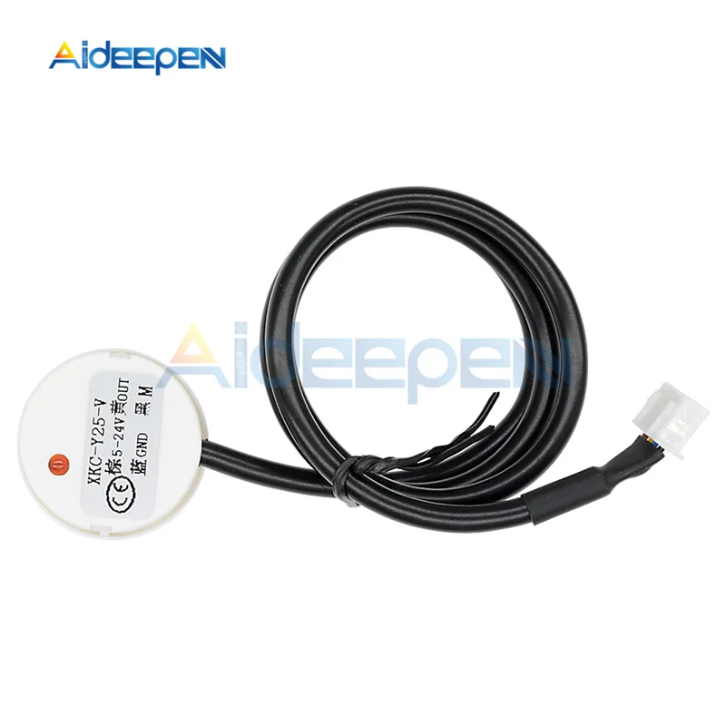 Sensor de nivel de líquido sin contacto, Detector de interruptor de tipo adherente exterior, interfaz NPN PNP Rs485, DC 5V, 12V, 24V, XKC Y25