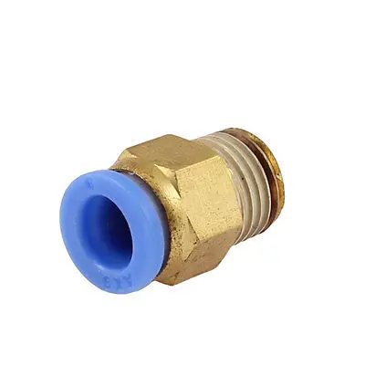 

8mm Tube Pneumatic Straight Quick Coupling 1/4" PT Thread Brass Fittings