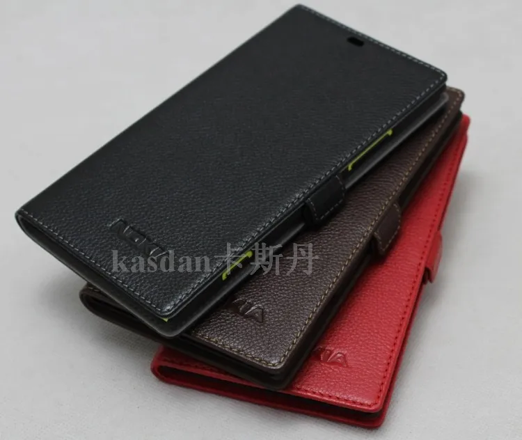 High Quality Genuine Leather Cover For Nokia Lumia 830 Classic case Flip Phone Case