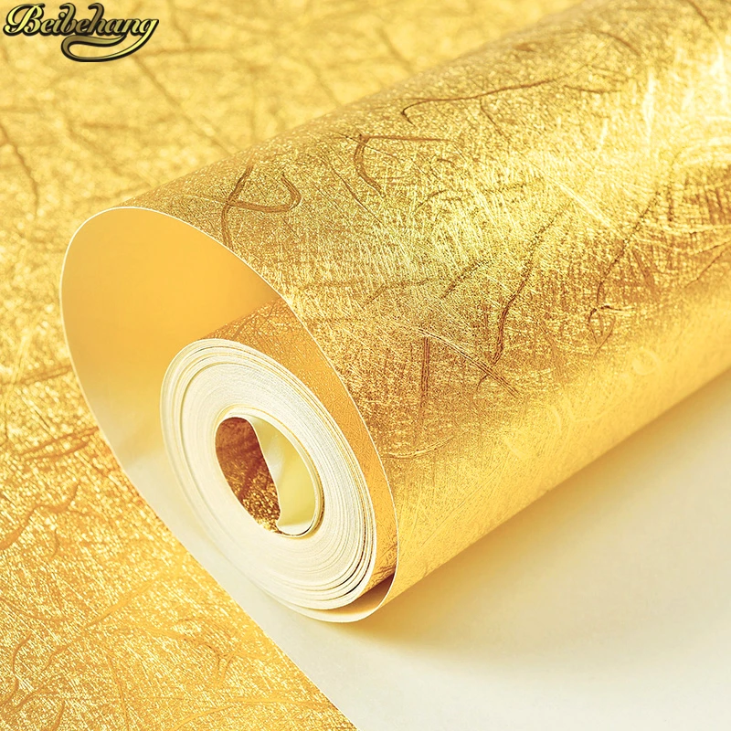 

beibehang High end luxury home improvement silver foil gold foil wallpaper bedroom living room television background wall paper