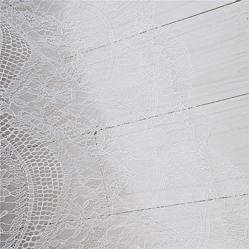 Französisches Wimpern-Explosion-Bogen-Mesh-Hochzeitskleid, persönlicher Spitzenstoff, Mori-Feentuch, DIY RS1237, 3M, Sommer – Detail 4