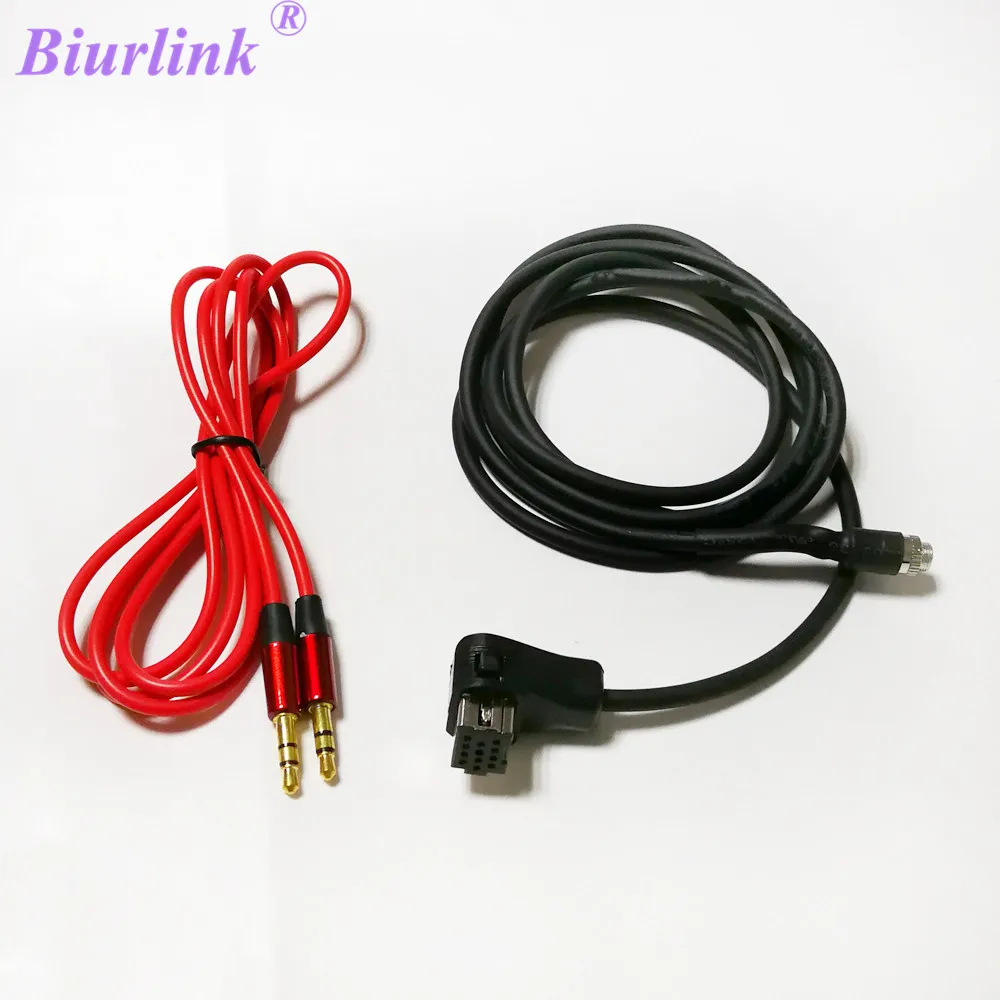 

Biurlink For Pioneer Headunit IP-BUS Radio IPBUS Female 3.5MM Aux Cable Audio Adapter