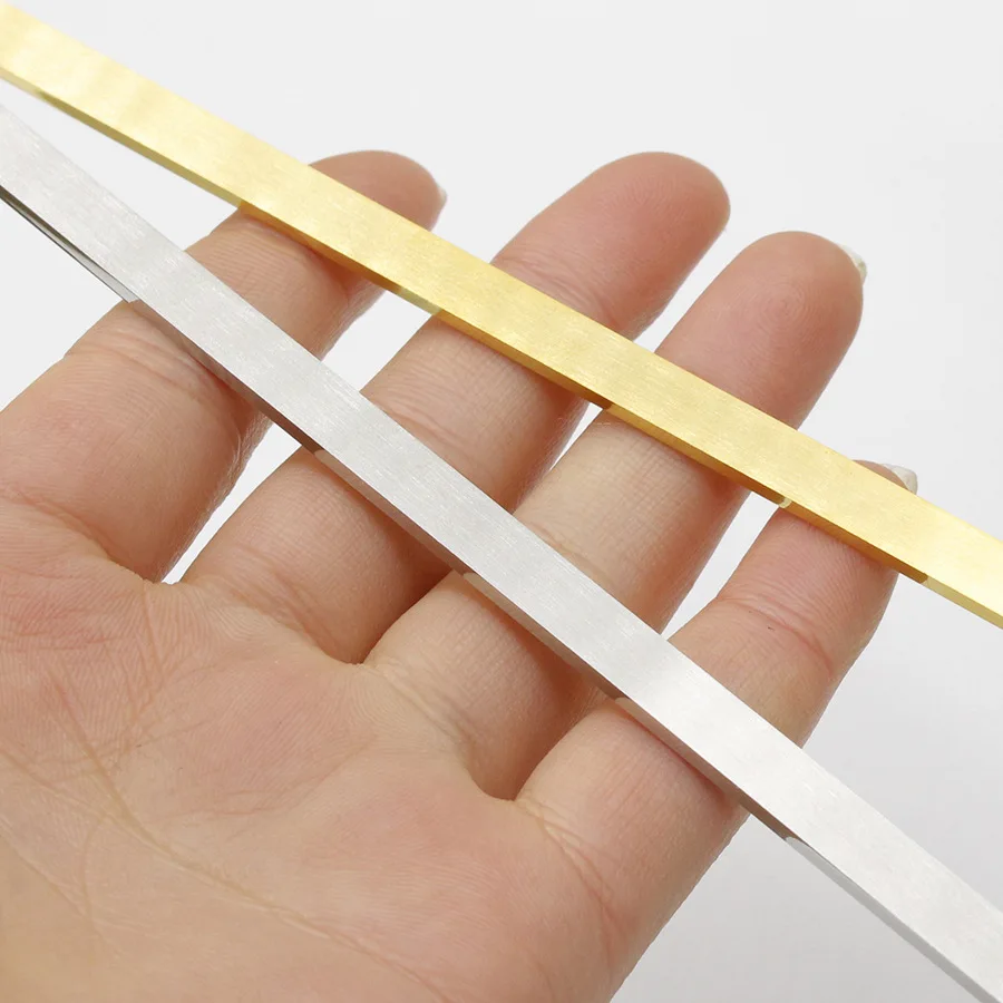 Fnixtar 50 sztuk/partia lustro polerowane prostokąt ze stali nierdzewnej urok puste tłoczenie Tag DIY C otwórz mankiet Bangle 1/2 * 6in 1/4 * 6in — zdjęcie 5