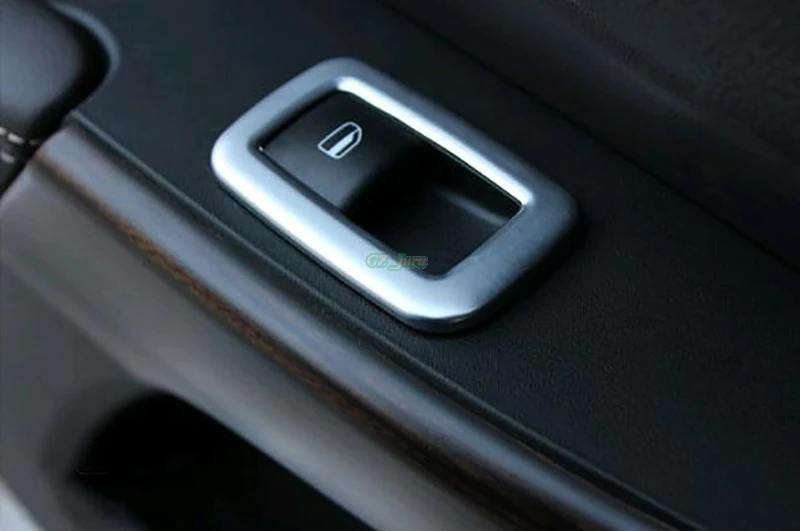 4pcs/set Car styling Chrome Interior door cover armrest trim for Jeep Grand Cherokee 2011 2012 2013 2014 2015