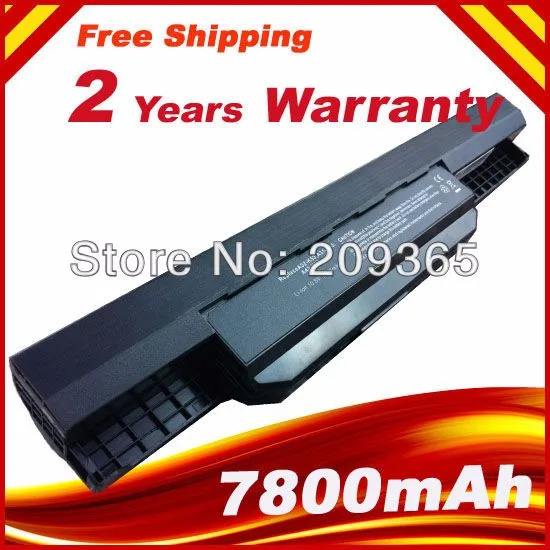 

6600mAh Laptop battery For Asus X53B X44E X53E X53S X53T X53U X53U X54F X54H X54K X84C X84S X84SLX84HR X44HO