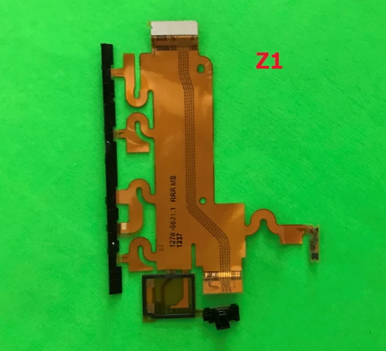 5pcs Main Volume Switch Side Power On/Off Button Flex Cable For Sony Xperia Z1 L39h C6903 Motherboard Microphone