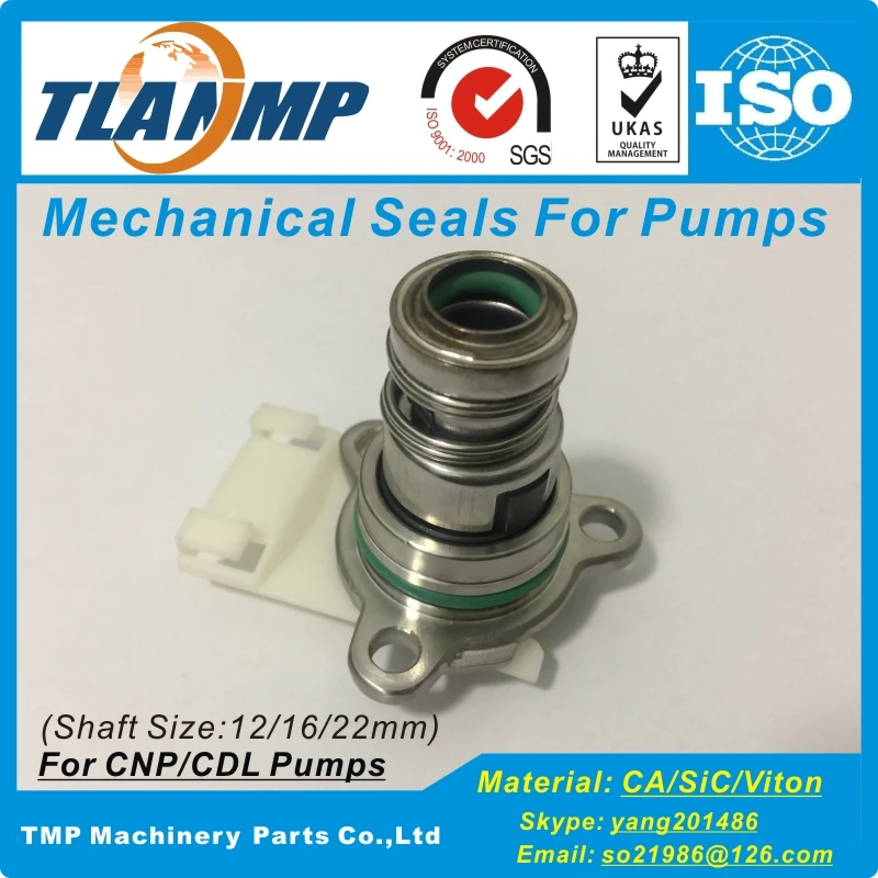 CDLC-16(3R) TLANMP Mechanical Seals for CDL/CDLF Pumps (Shaft Size 16mm) CNP/SPERONI Pumps Cartridge Seals