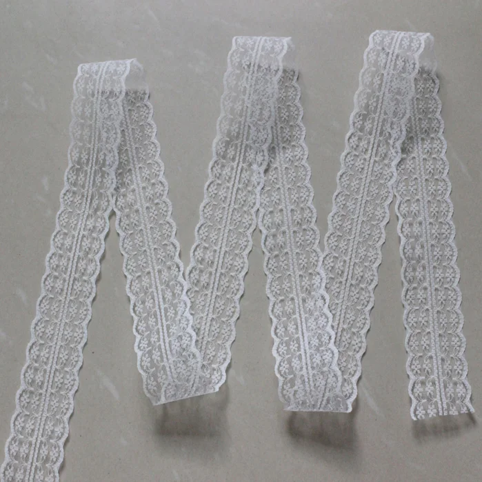 10yards/lot 45mm Wide Bilateral Handicrafts Embroidered Net Lace Trim Ribbon Wedding/Birthday/Christmas Decorations