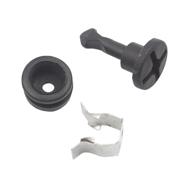 10 set Engine Cover Trim Fixing Clip For Audi VW Skoda Hood Bonnet Rubber Ring Insulation Retainer