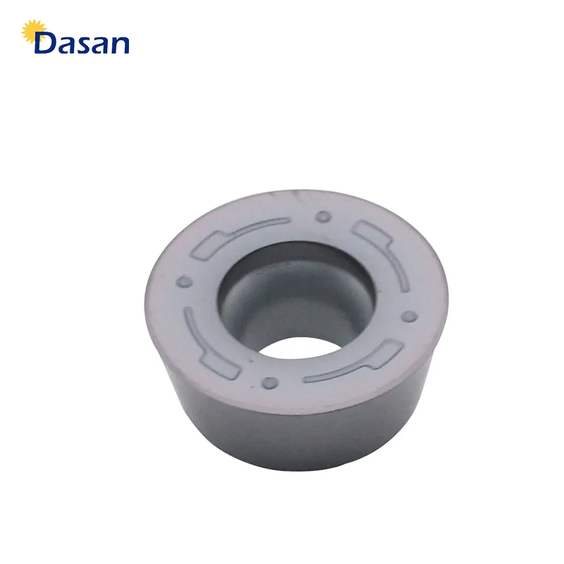 10PCS RDMW1204 Milling Inserts High Quality Solid Carbide Round Blades CNC Lathe Face Mill Cutter EMRW Tool for Hard Steel