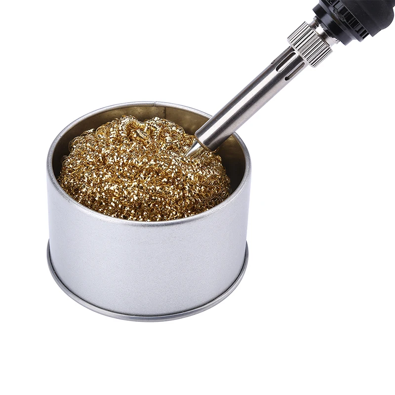 Welding Soldering Iron Tip Cleaner Copper Wire Mould Welding Cleaning Ball Auxiliary Tools for Soldering Accessories