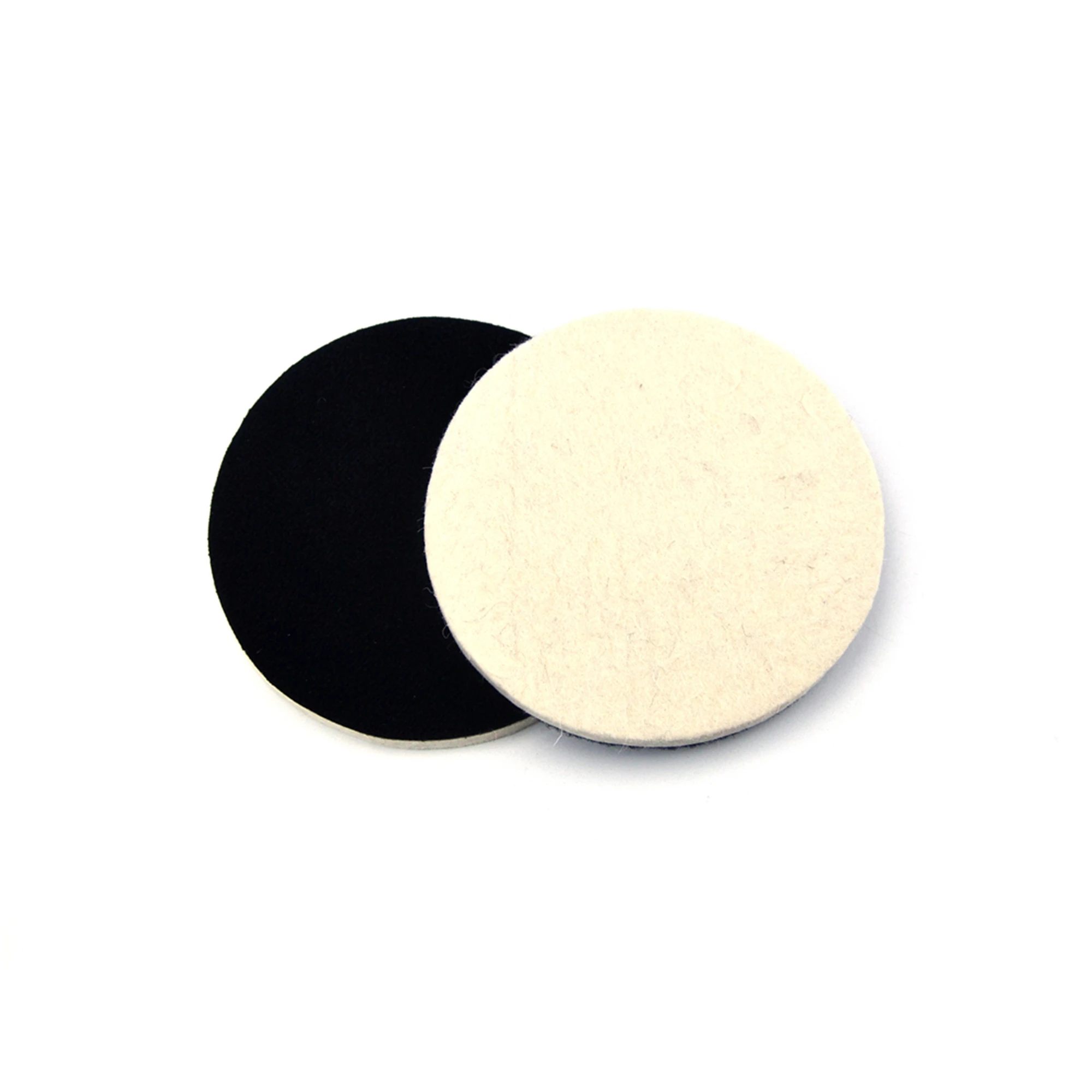 2PCS 5 Inch 125mm Auto Glas Wolle Polieren Pad Fühlte Schleif Scheibe Schleifen Polieren Pads für Haken & schleife Sander Power Werkzeuge Dreh