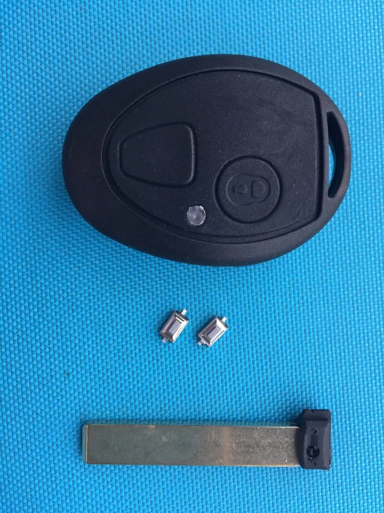 For Rover 75 MG ZT Replacement 2 Buttons Remote Key FOB Shell Case Uncut Blade +2Pcs Micro Switches Car Accessories Auto Parts