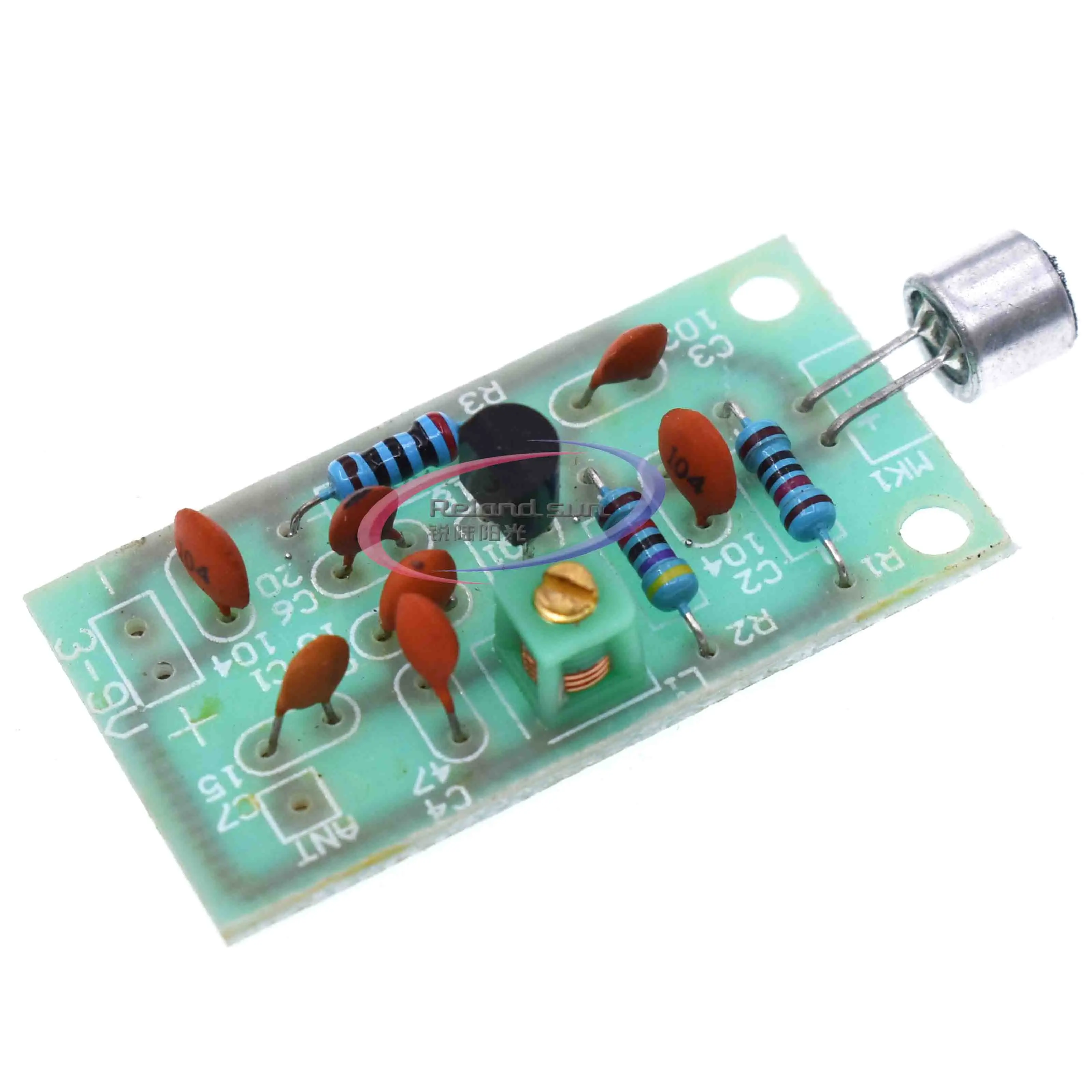 FM Transmitter Module Mini Wireless Microphone Ham Radio Frequency PCB Board 91-103MHz 3V-5V DC for DIY