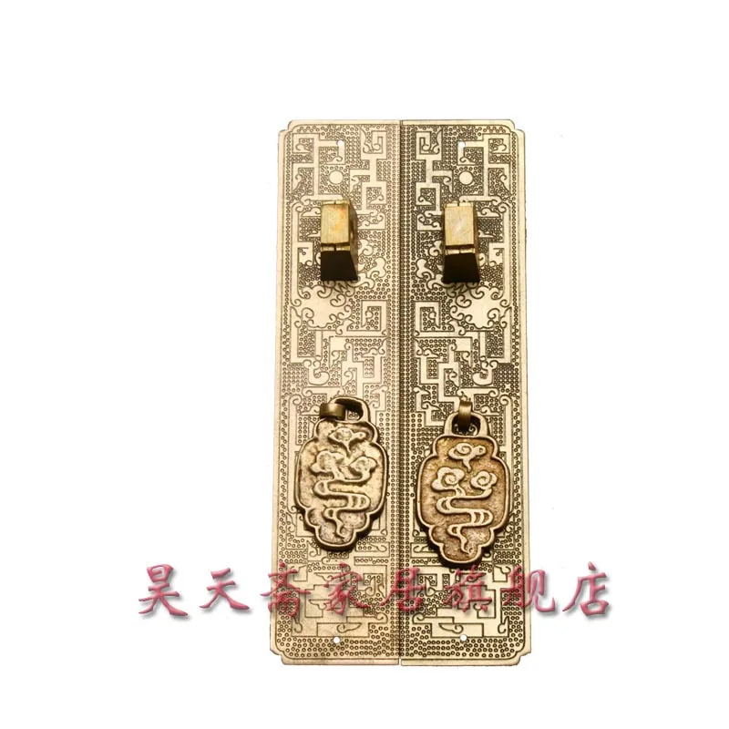 [Haotian vegetarian] copper straight handle / coat Roof cabinet accessories HTC-080