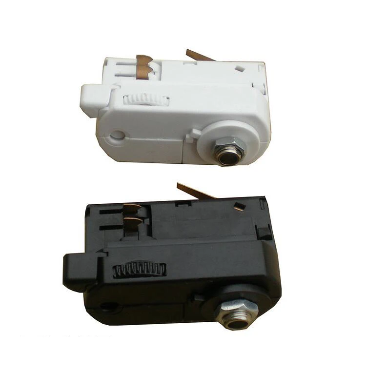 Four Line Track Head PC Flame Retardant 4-wire LED Track Light Lamp Europe EU Guide Headlight Kit