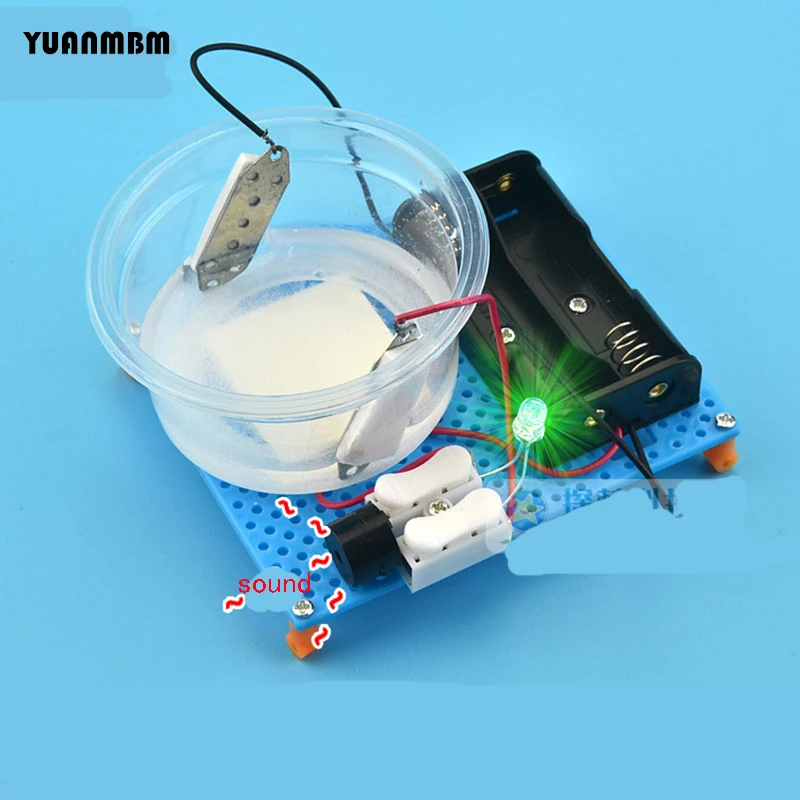 Rain alarm model/scientific physics experimental Educational toys/DIY technology production/puzzle/baby toys for children/toy