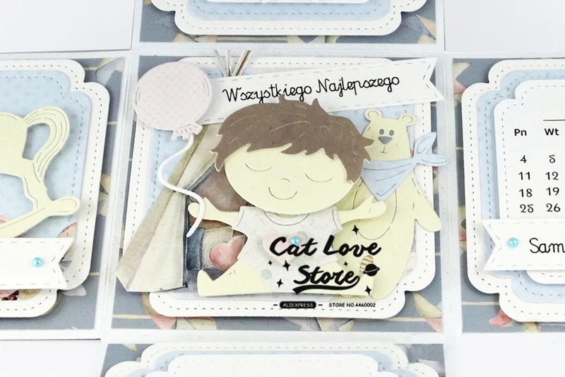 لعبة طروادة دمية قطع معدنية يموت الإستنسل DIY بها بنفسك سكرابوكينغ ورقة بطاقة الزخرفية الحرفية يموت النقش يموت تخفيضات جديد 2019 #5