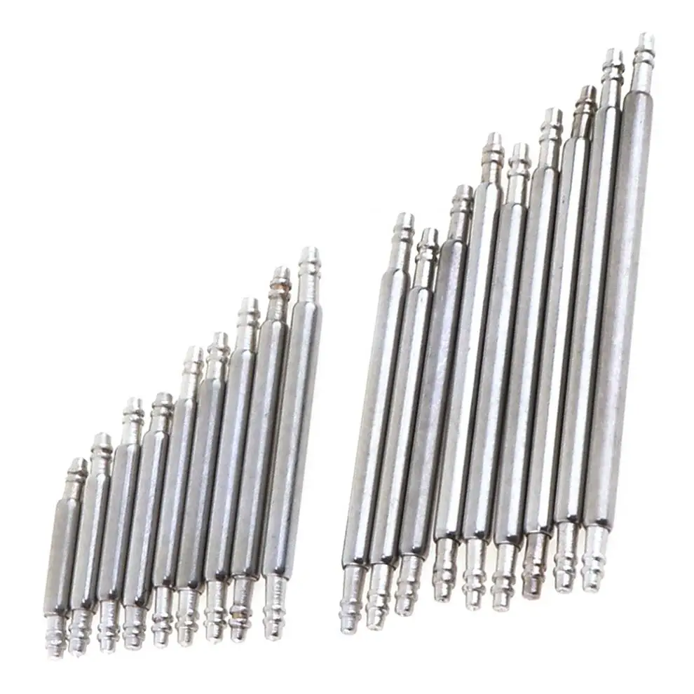 1set 8-25mm Watch Band Spring bar tali Link pin poros perbaikan Kit dengan Stainless Steel Shaft untuk menonton perbaikan