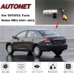 AUTONET HD Night Vision Backup Rear View camera For TOYOTA Yaris Sedan MK2 2007~2013 CCD/license plate Camera