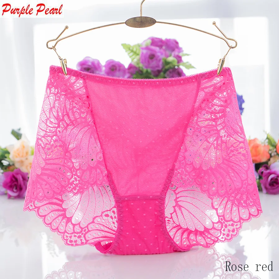 

HW54 High Quality Female Underpants Brand Sexy Lace Lingerie Briefs Women High Waist Underwear Panties Calcinhas Para Mulheres