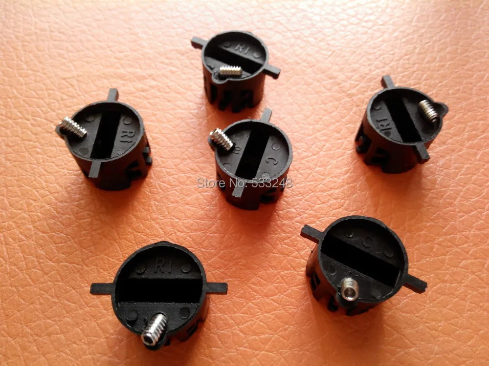 HONVI FCS-Tapones para aletas de surf con tornillos de acero inoxidable, caja de aleta de plástico, 6 unidades/lote