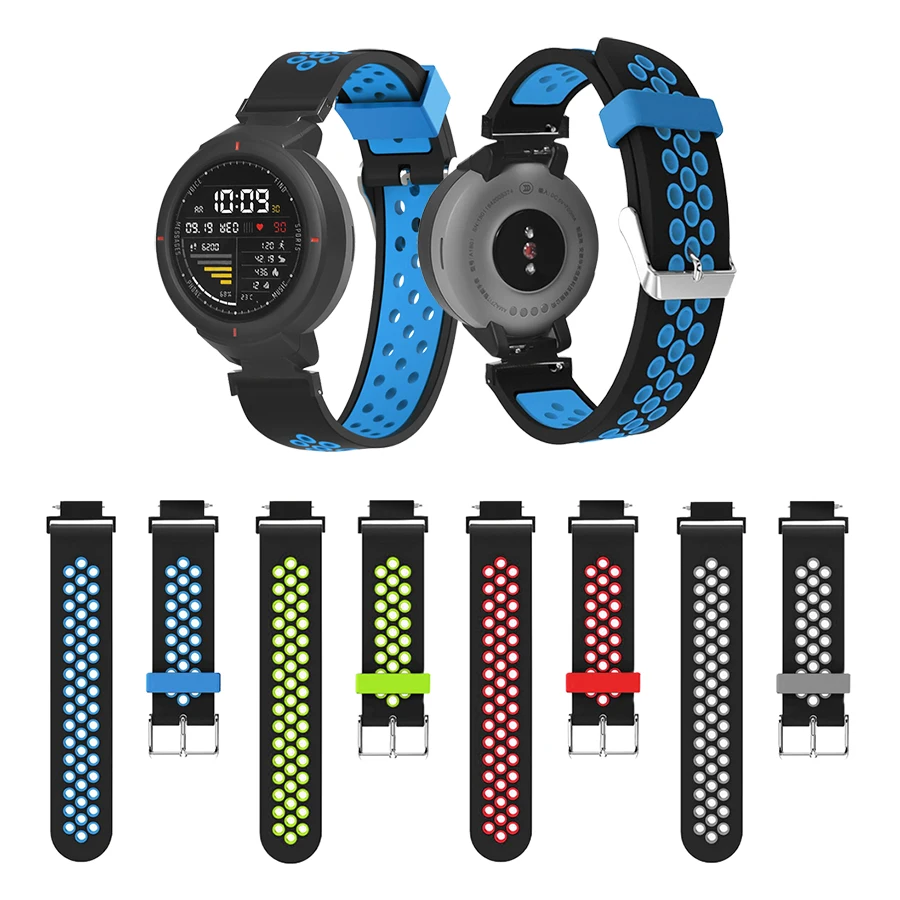 Soft Silicone Strap for Amazfit Verge 3 Band Watch Band Soft Bands Accessories for Huami Amazfit Verge 3