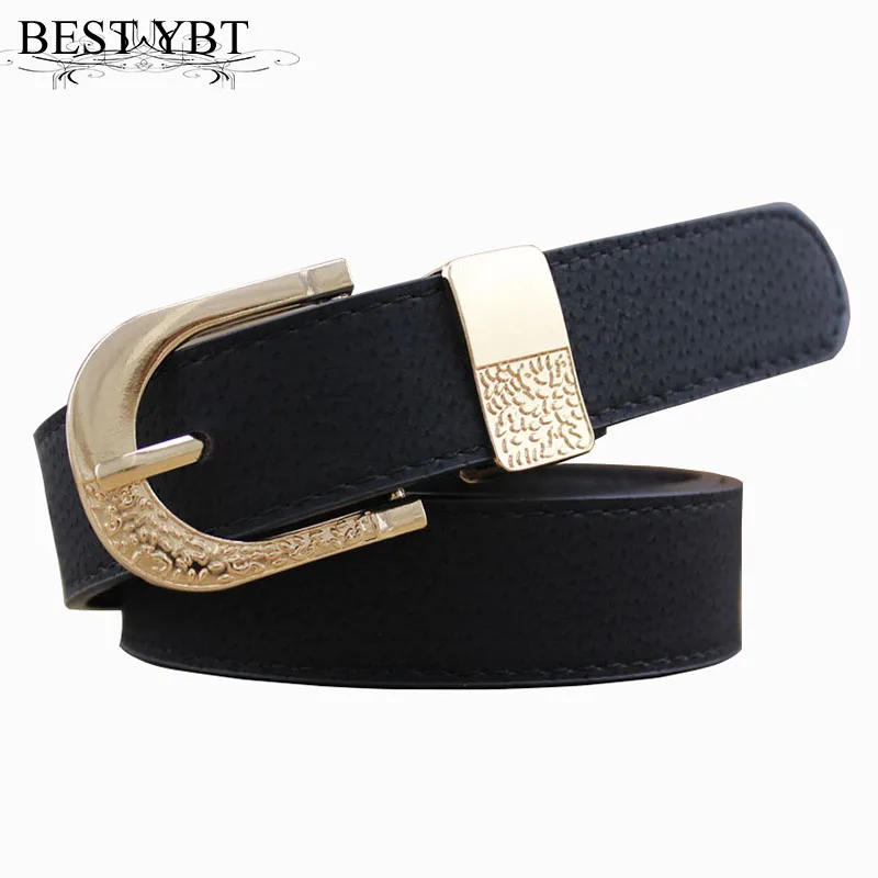 

Best YBT Women Belt Imitation Leather Alloy Pin Buckle Belt High Quality Ladies With Wide Jean Trousers Decorative Women Belt