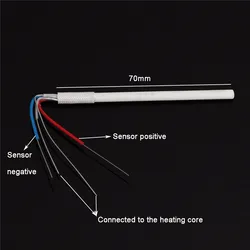 Ceramic Core Soldering Iron Station Replacement 50W 24V DC 4 PIN Heating Element Ceramic Heater for HAKKO 900M 900L 907 908