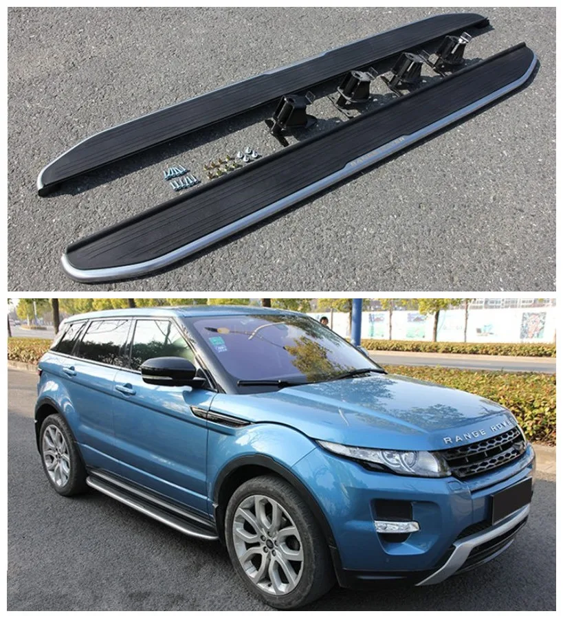 For LAND ROVER RANGE ROVER EVOQUE 2011-2019 Running Boards Side Step Bar Pedals High Quality Nerf Bars Car Accessories