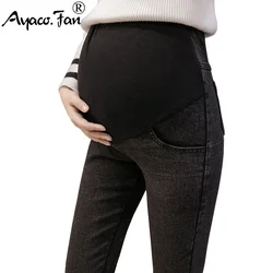 M-3XL maternità Jeans per le donne incinte pantaloni incinta elastico gravidanza vestiti primavera 2019 nuovo Slim maternità Pant Plus Size