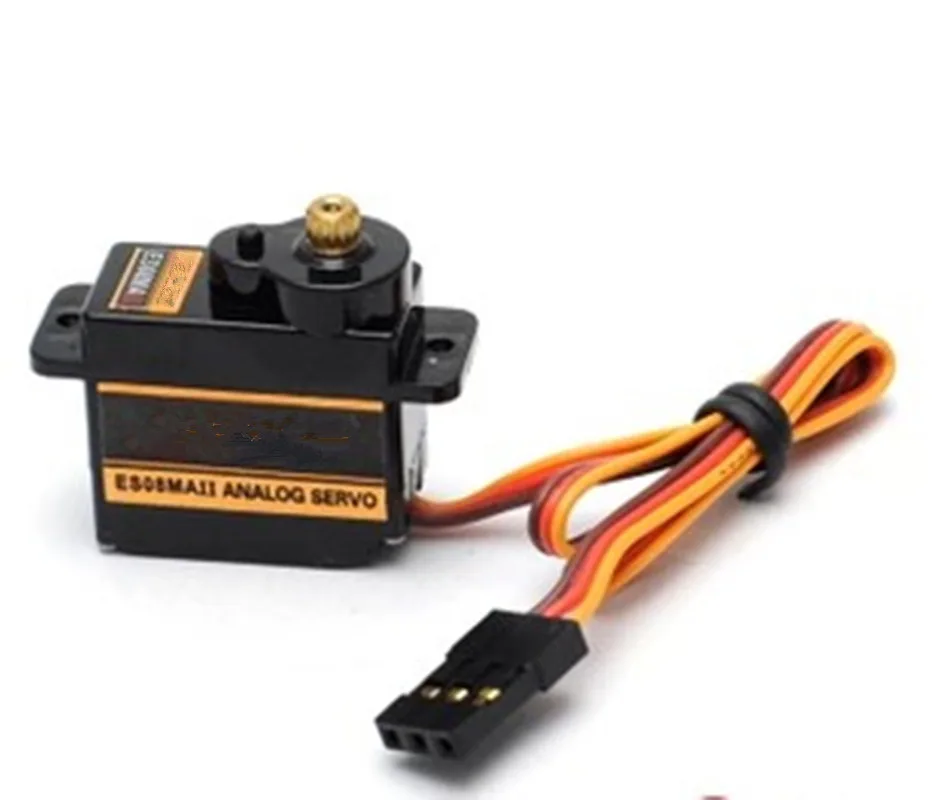 10pcs/lot 100% Orginal EMAX ES08MA II Mini Metal Gear Analog Servo 12g/ 2.0kg/ 0.12 Sec Mg90S