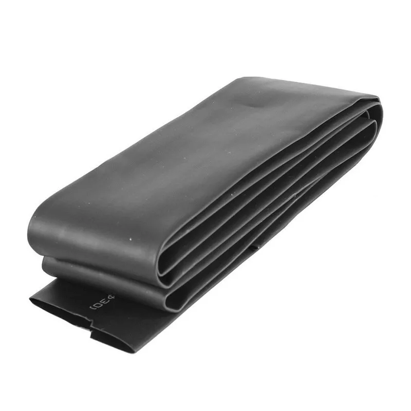 30mm Dia. Diameter Heat Shrinkable Tube Shrink Tubing 1Meter 3.28FT Black Color