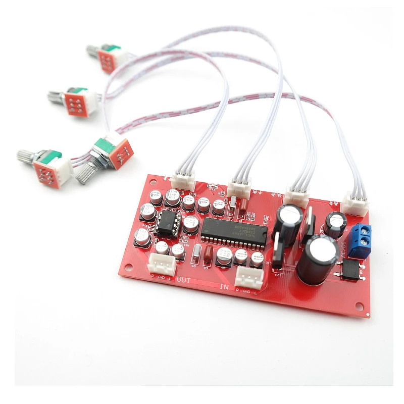 UPC1892CT + NE5532 Tone plate Volume control Board Preamp amplifier With treble bass balance volume adjustment