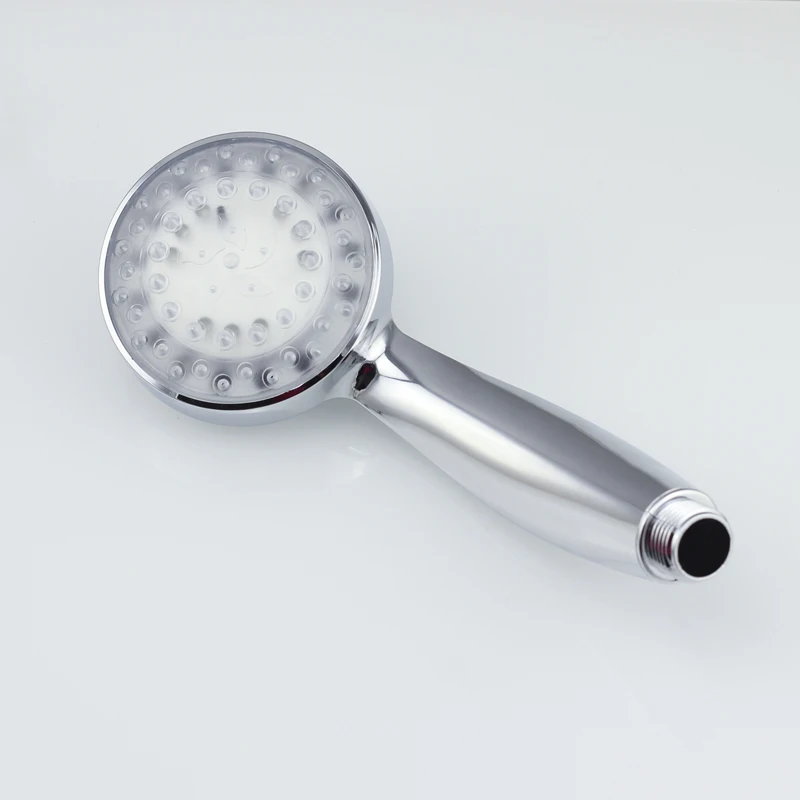 Shower Head LED Rainfall Shower Sprayer Automatically Color-Changing Multiple Sensor Water Saving Showerhead for Bathroom