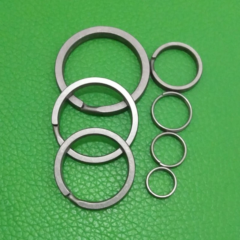 EDC Pure Titanium TC4 Key Chain Key Ring Carabiner Snap Clip Hook Camping Climbing DIY Accessories FW214