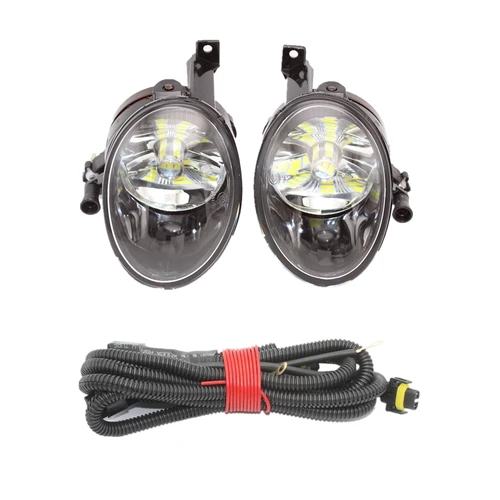 Imagen 2 del producto 2 uds luz antiniebla LED para VW Touareg 2011 2012 2013 2014 2015 luz antiniebla LED delantera de estilo de coche lámpara antiniebla y bombillas LED