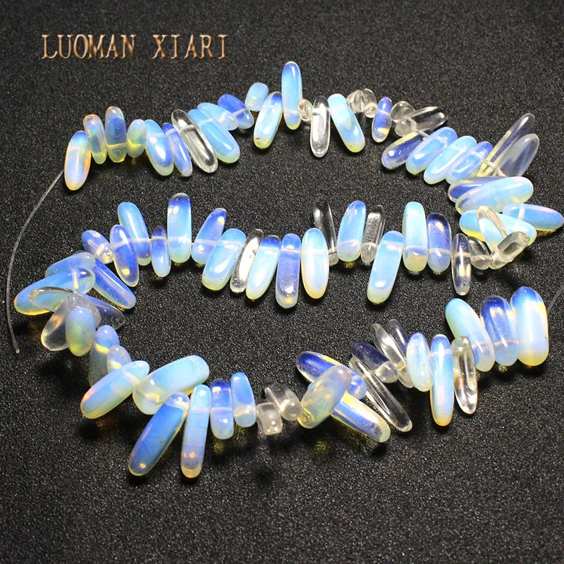 12-18 mm Stick Shape Opal Natural Stone Materials Stick Shape Gems Loose Beads Strand 15\