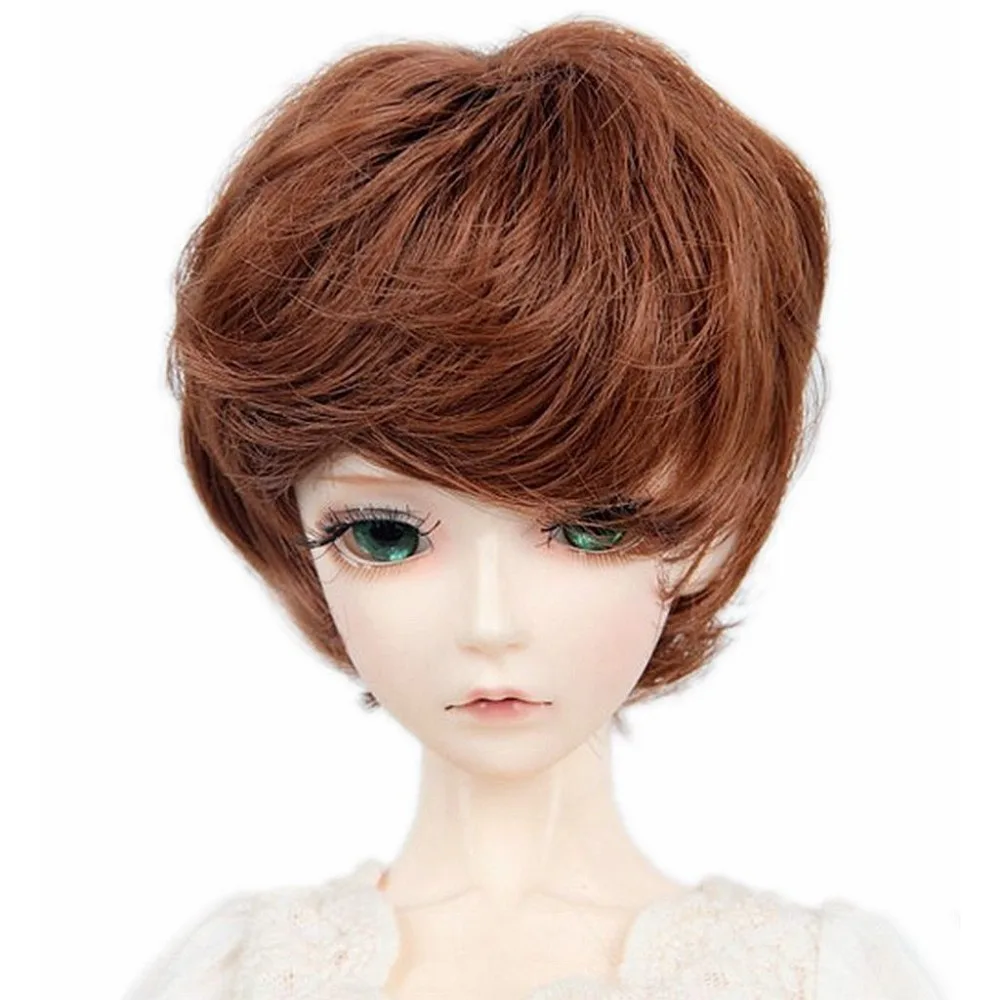 

[wamami] 97# Red Brown Short Wig 1/4 MSD 1/6 1/3 SD AOD DZ BJD Dollfie