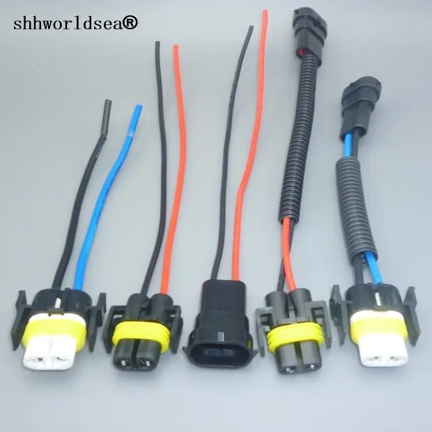 

2PCS 2 pin H8 H11 Adapter Wiring Harness Car Auto Wire Connector with 20cm cable For LED Headlight Fog Light Lamp Bulb Plug