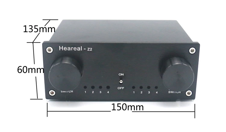 Amplificador de conmutador de señal de Audio sin pérdidas, divisor de Audio de 4 puertos de entrada y 4 salidas, altavoz, sonido HiFi