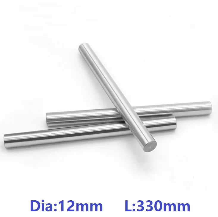 

30pcs/lot 12mm linear shaft 330mm long 12x330mm chromed plated linear shaft hardened linear shaft rod bar CNC steel rod