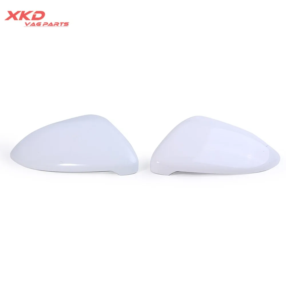 A Pair Rear View Mirror Housing Cover Cap Fit For V-W Golf e-Golf MK7 15-16 G TI