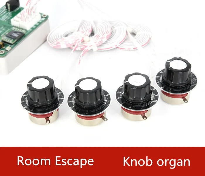 

Techvunsan Real life Room Escape game prop Chamber of Secrets Knob organ Rotating mechanism