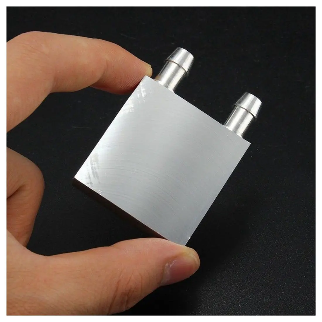 40x40x12mm Aluminium Wasser Flüssigkeit Kühler Block Kühlkörper Für Computer CPU Kühler
