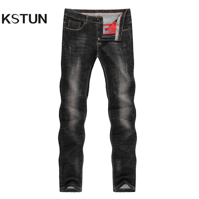 Jeans For Men Stretch Slim Straight 2023 Spring And Autumn Black Gray Men\'s Luxury Brand Casual Male Denim Trousers Streetwear