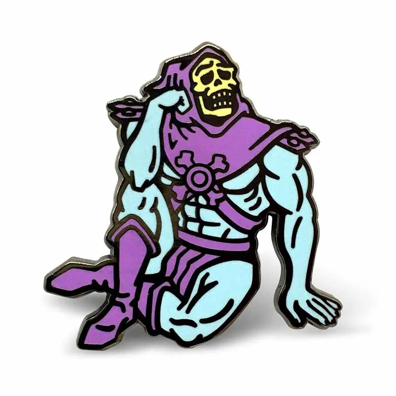 Skeletor He-Man Masters Of The UNiverse Hard Pin Badge brooch Enamel Pin