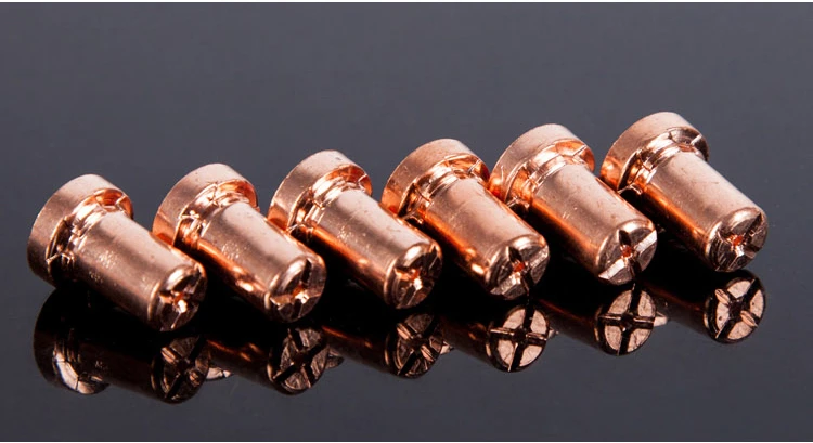 PT31 LG40 Air Nozzle Plasma Cutting nozzle iron Torch plasma Consumables Extended nozzle plasma welder electrode 100pcs