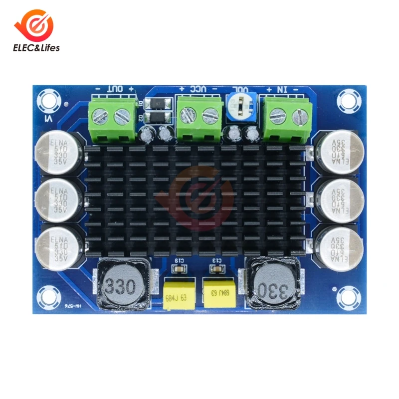 TPA3116D2 DC12V 24V 디지털 오디오 앰프 보드 100W 모노 파워 앰프 Amplificador DIY 사운드 스피커 홈 앰프